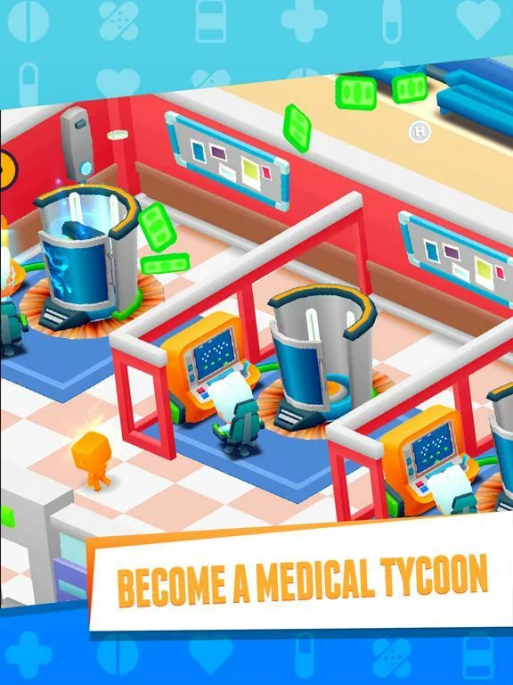 Изображение игры: Idle Frenzied Hospital Tycoon