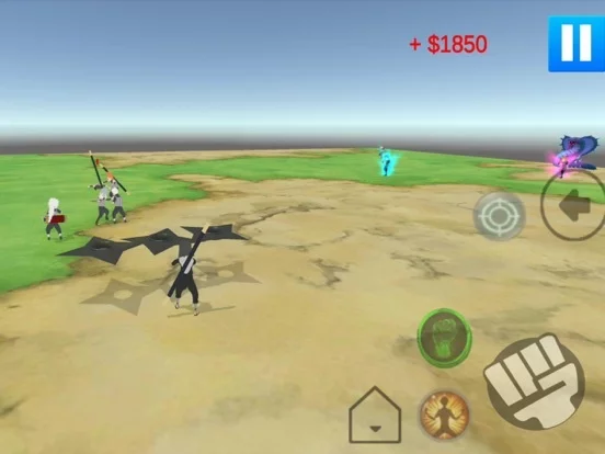 Изображение игры: Stickman Ninja War 3D