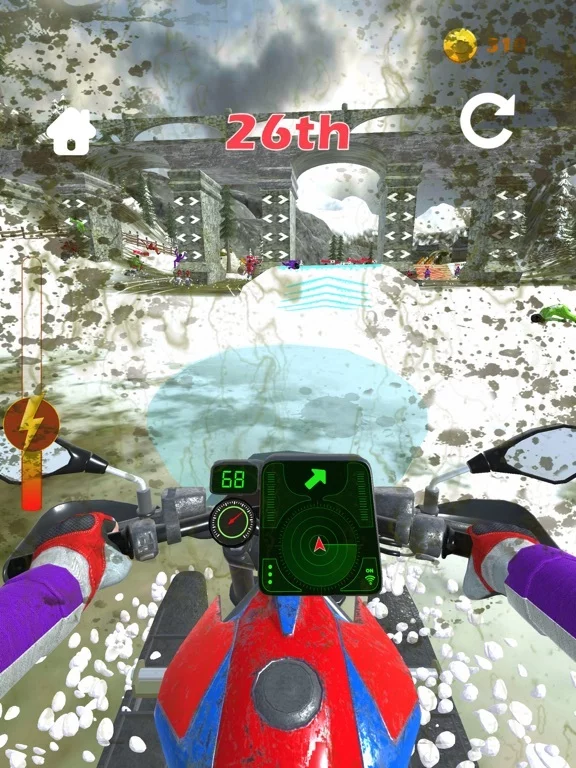 Изображение игры: Snow Racer!