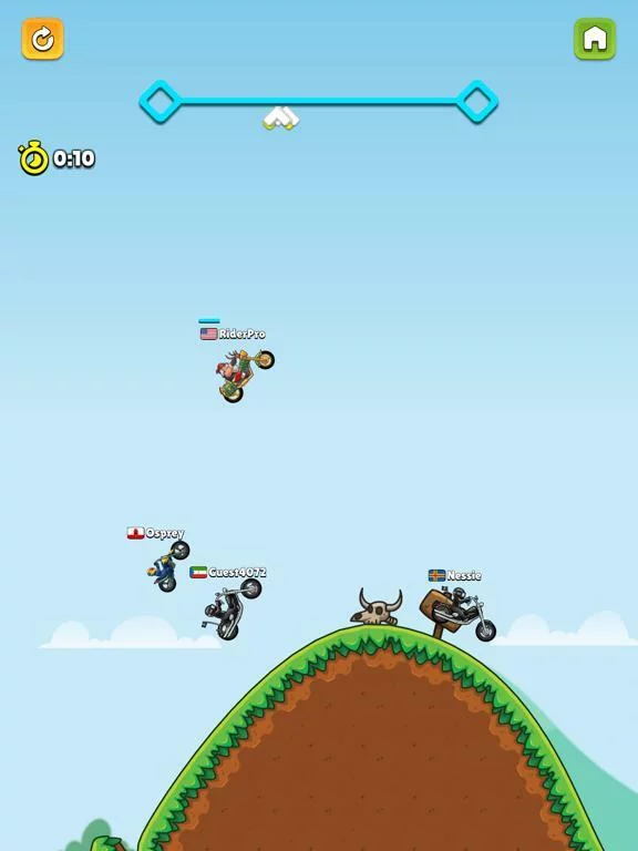 Изображение игры: BikeRace.io