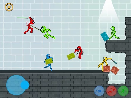 Изображение игры: Stickman Fighting Warriors
