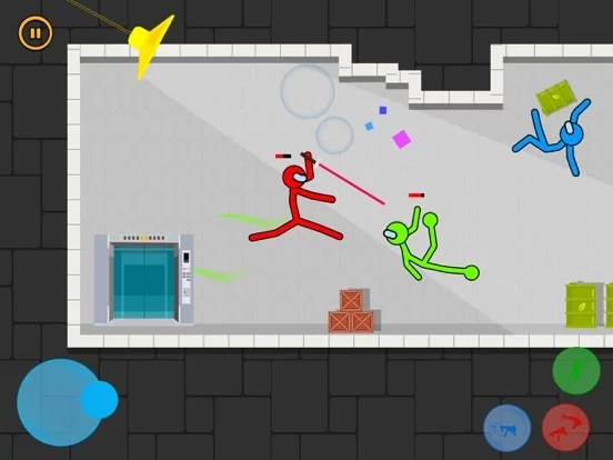 Изображение игры: Stickman Fighting Warriors