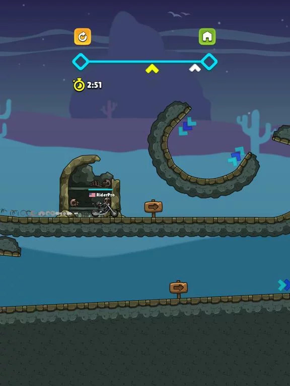 Изображение игры: BikeRace.io