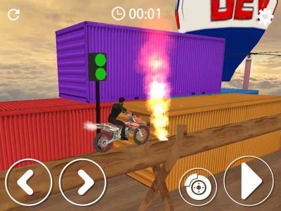 Изображение игры: Xtreme Stunt Bike Racing Game