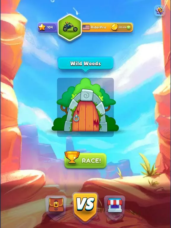 Изображение игры: BikeRace.io