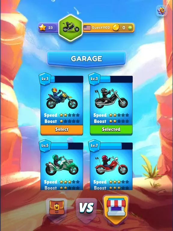 Изображение игры: BikeRace.io