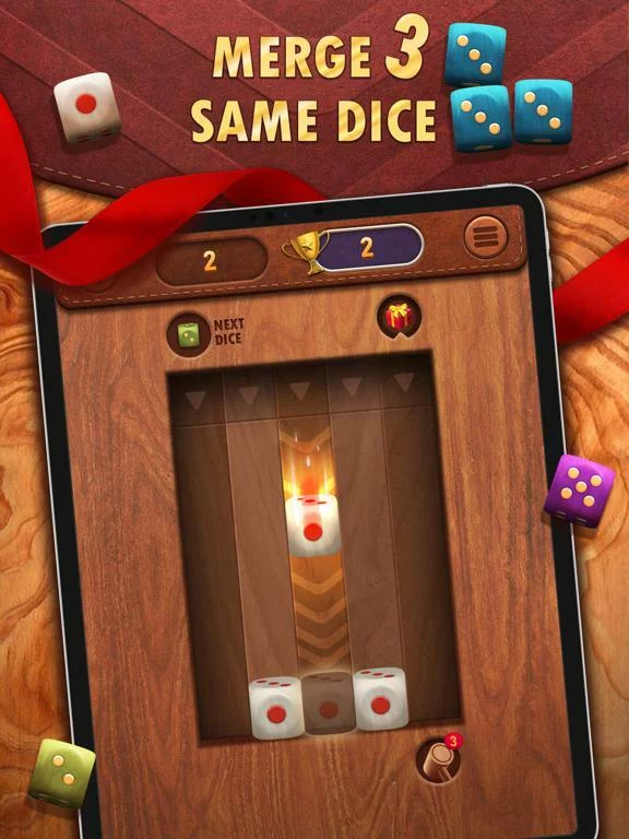 Изображение игры: Drop Dice Merge: Puzzle Block