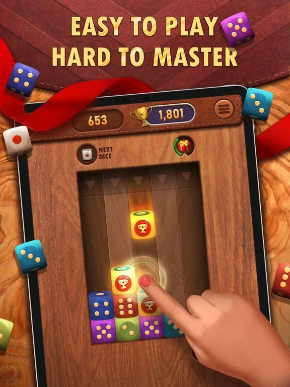 Изображение игры: Drop Dice Merge: Puzzle Block