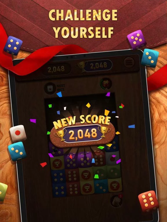 Изображение игры: Drop Dice Merge: Puzzle Block