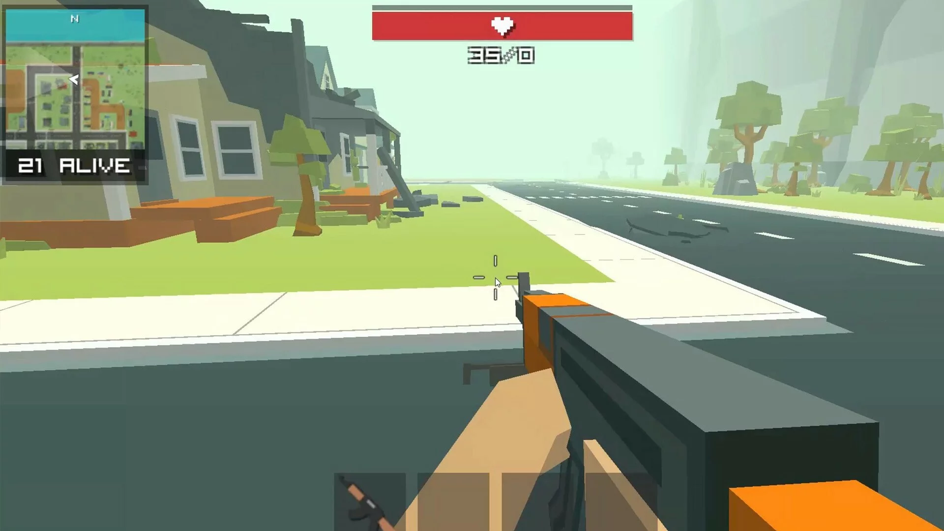Изображение игры: Battle Royale Craft