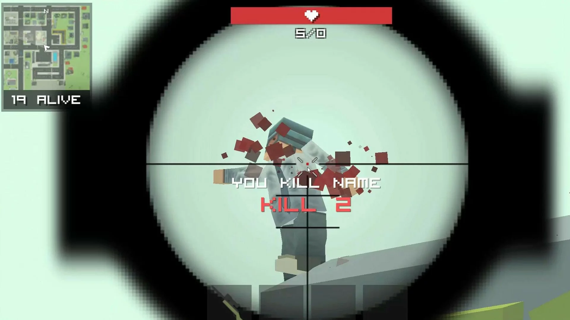 Изображение игры: Battle Royale Craft