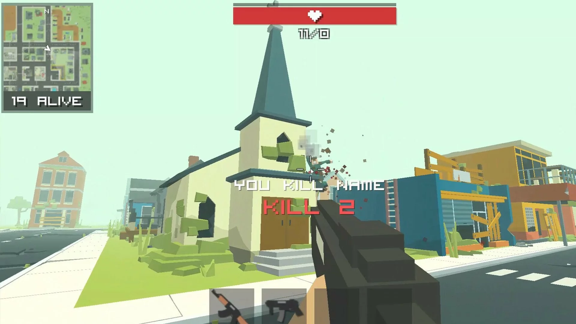 Изображение игры: Battle Royale Craft