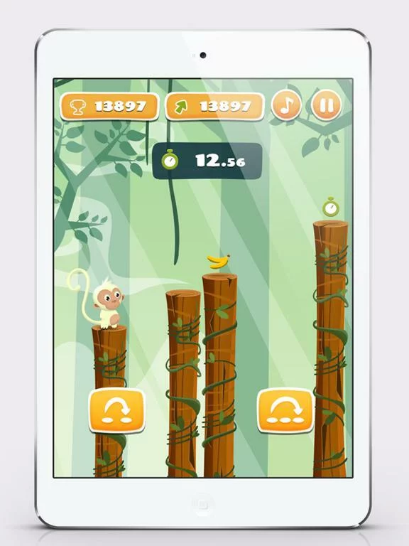 Изображение игры: Monkey Jumping - Keep Climbing