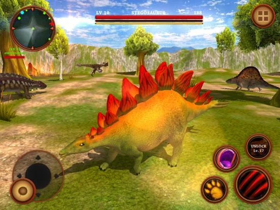 Изображение игры: Stegosaurus Simulator Game: Dinosaur Survival 3D