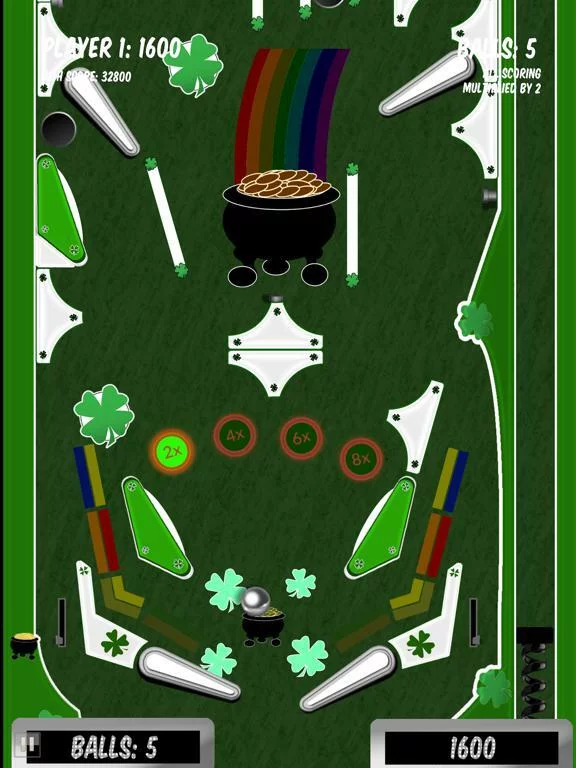 Изображение игры: Lucky Shamrock Pinball