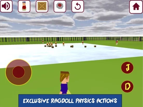 Изображение игры: Mr Sandbox-Explosive Ragdoll Action Physics