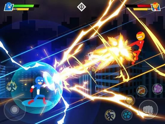Изображение игры: Stickman Combat: Superhero