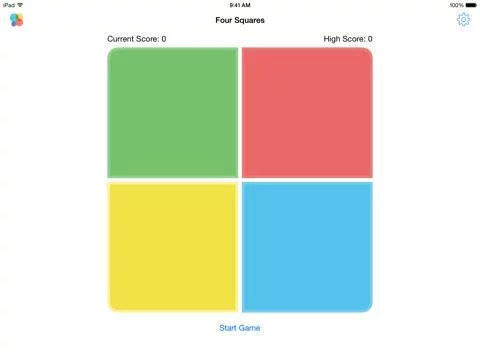 Изображение игры: Four Squares - Classic Pattern Memorisation Game