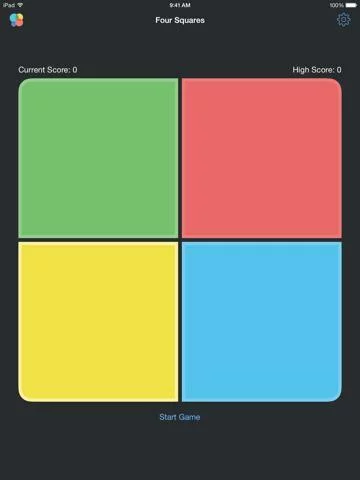Изображение игры: Four Squares - Classic Pattern Memorisation Game
