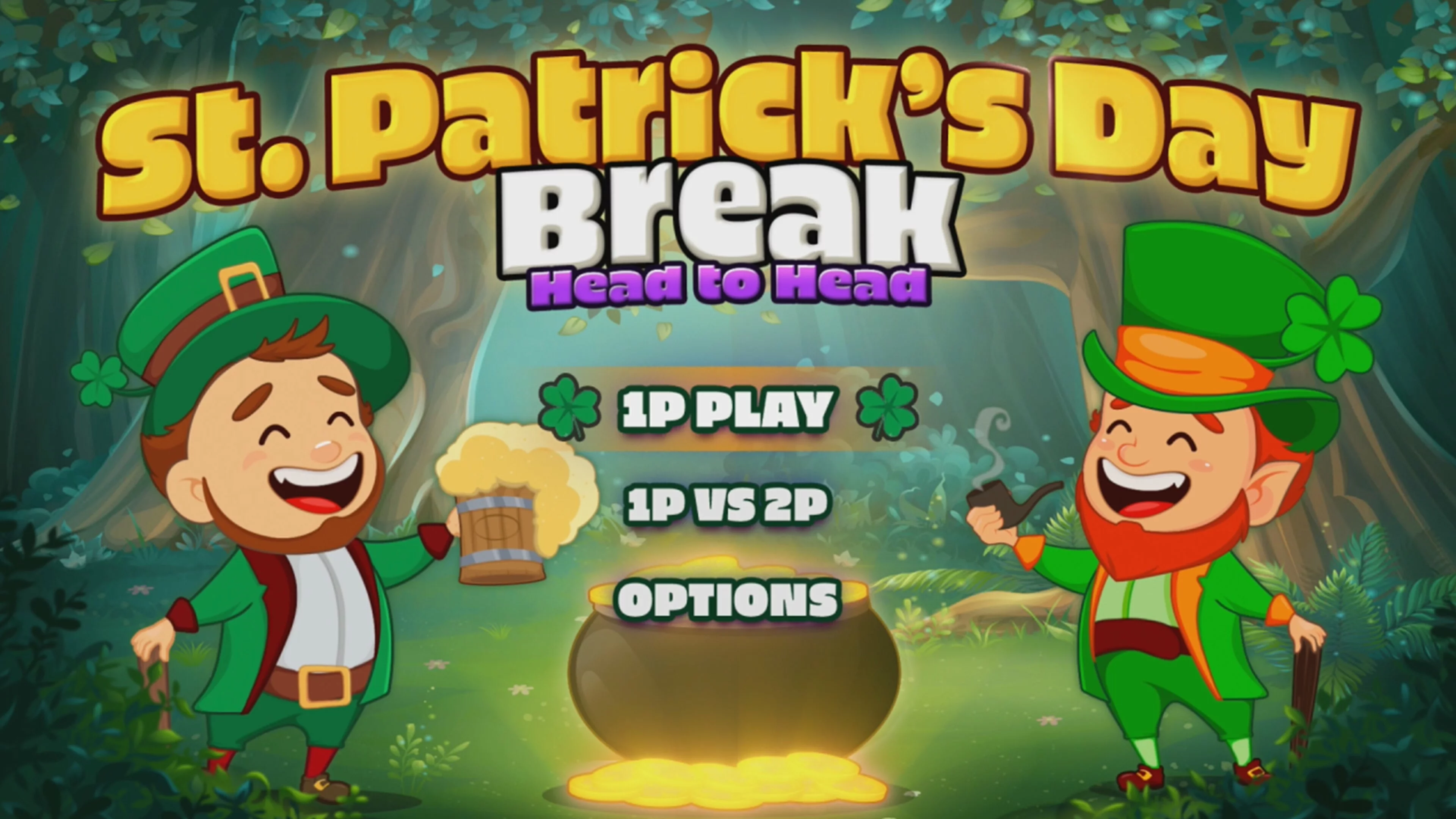 Изображение игры: Saint Patricks Day Break Head to Head