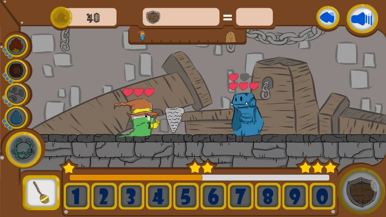 Изображение игры: Math Castle