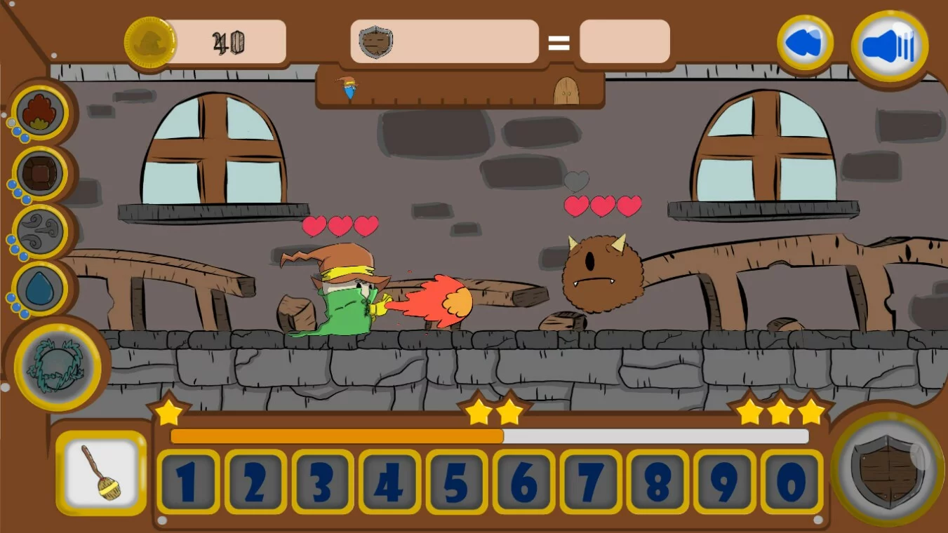 Изображение игры: Math Castle