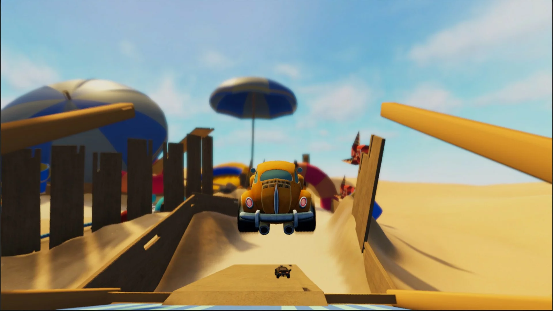Изображение игры: Mini Car Racing - Tiny Split Screen Tournament