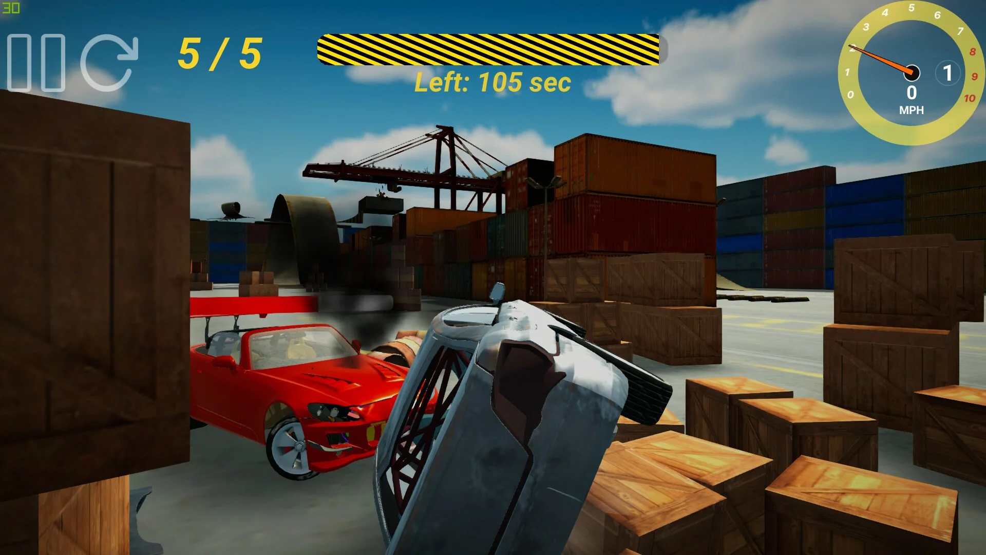 Изображение игры: Beam Car Crash Derby