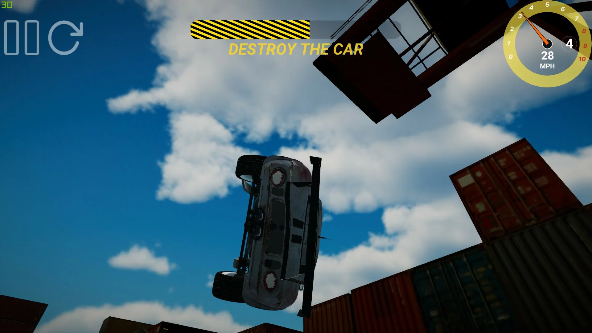 Изображение игры: Beam Car Crash Derby