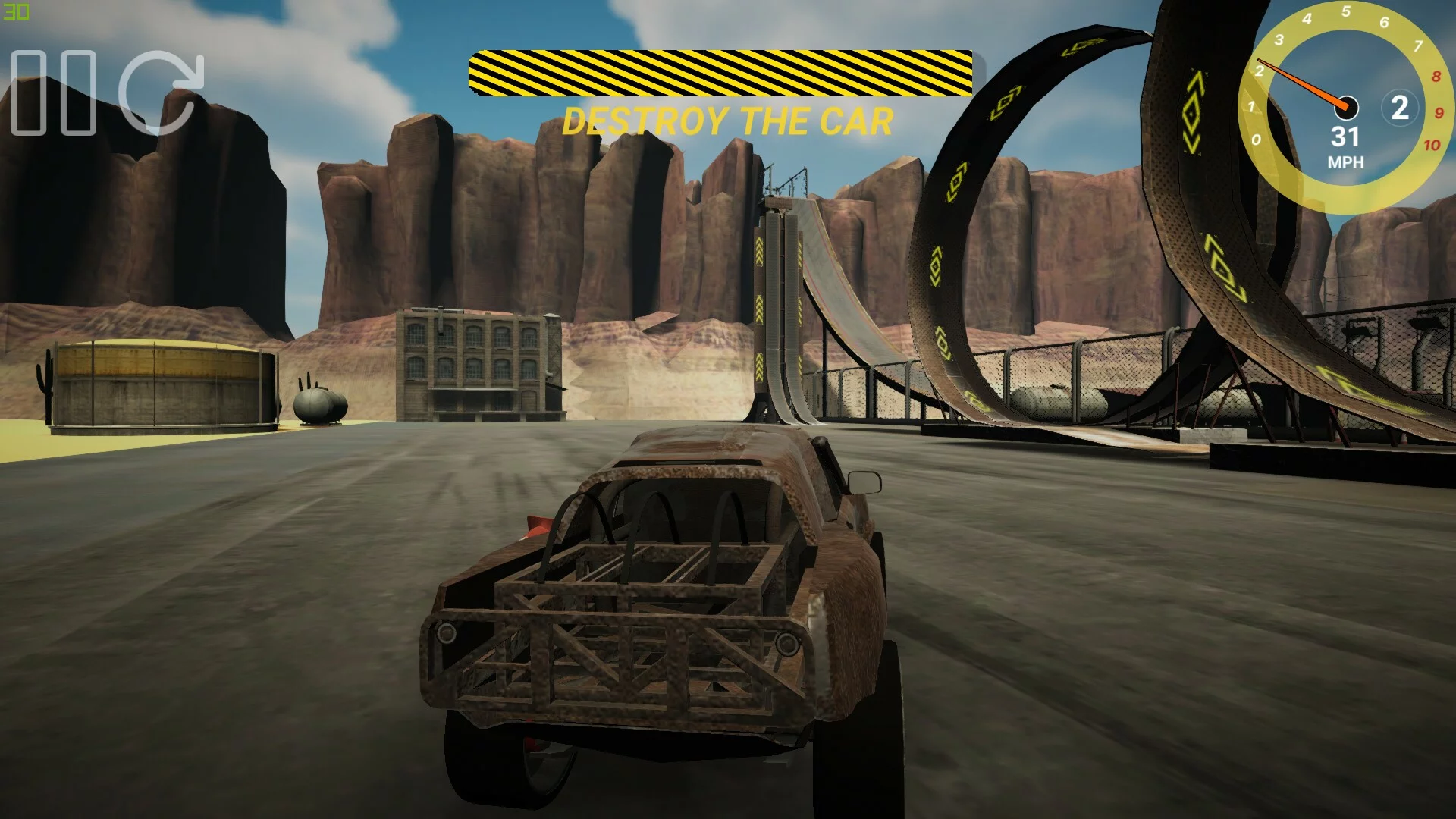 Изображение игры: Beam Car Crash Derby