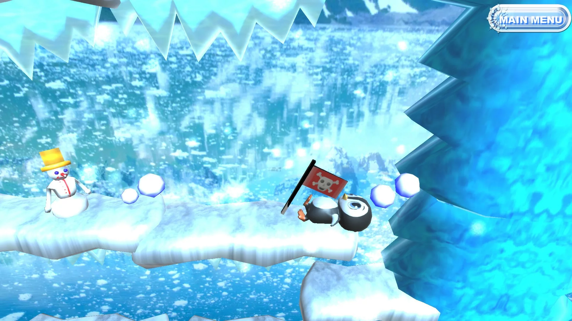 Изображение игры: Penguin Climbing