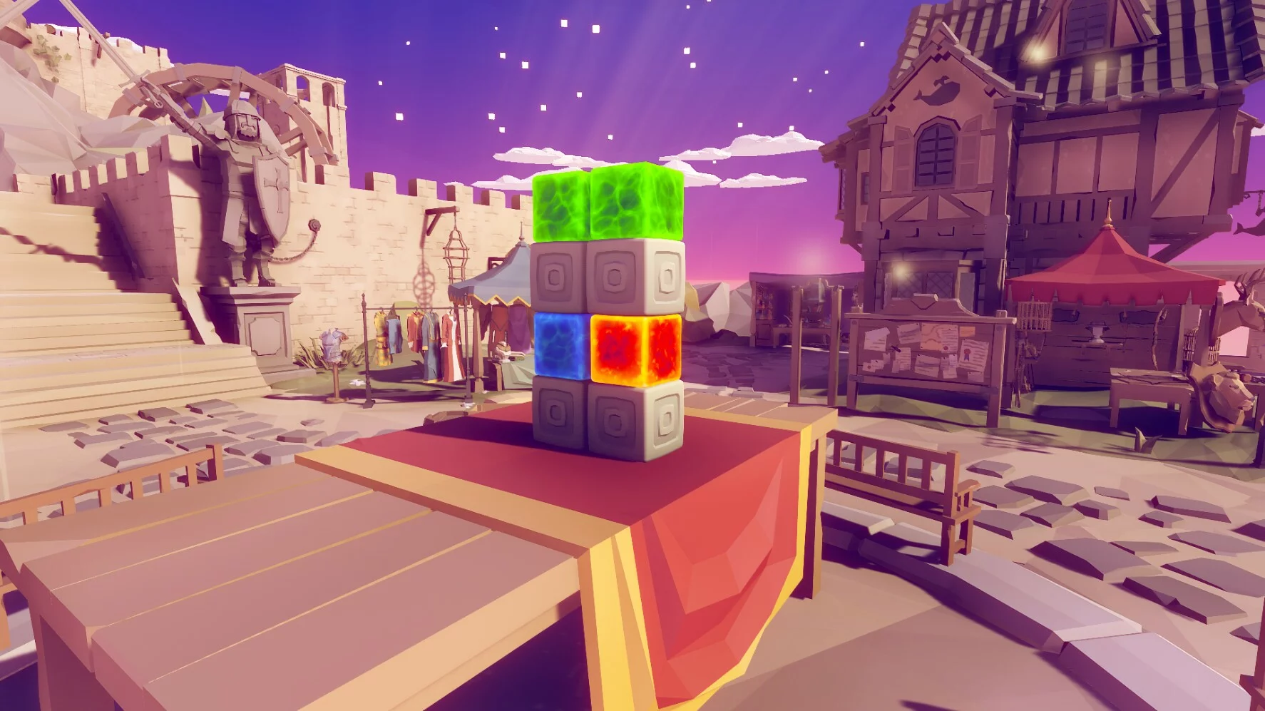 Изображение игры: Mysterious Blocks
