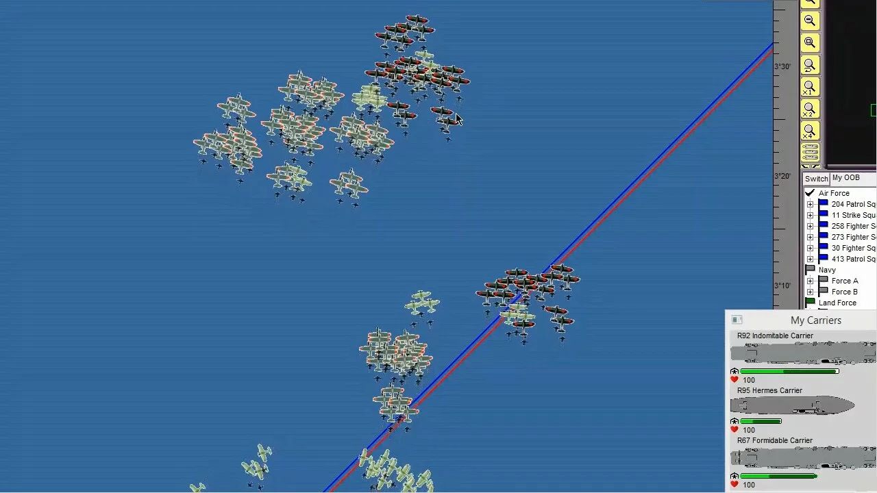 Изображение игры: Carrier Battles WW2: Admiral of the Fleet
