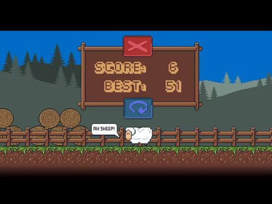 Изображение игры: Yeet A Sheep
