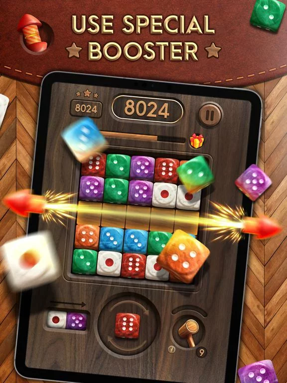 Изображение игры: Merge Dice: Block Puzzle Jewel