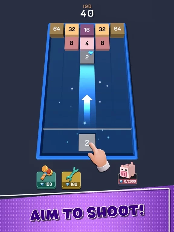 Изображение игры: Merge Block 3D: Number Puzzle