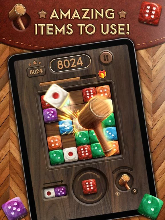 Изображение игры: Merge Dice: Block Puzzle Jewel