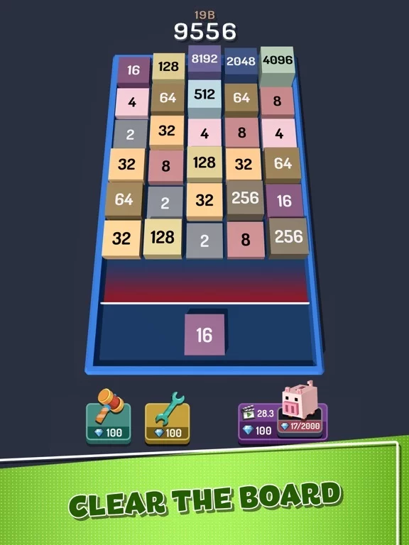 Изображение игры: Merge Block 3D: Number Puzzle