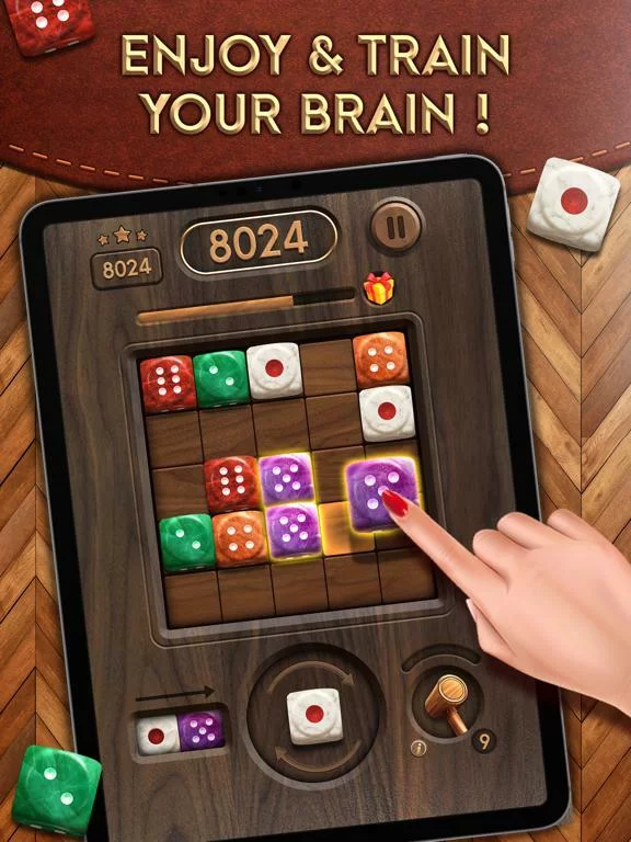 Изображение игры: Merge Dice: Block Puzzle Jewel