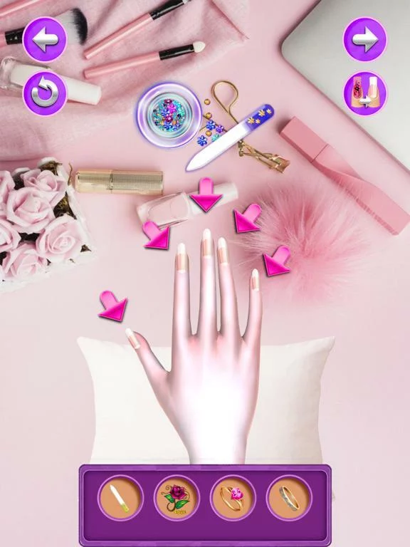 Изображение игры: Nail Care 3D - Girl Spa Salon