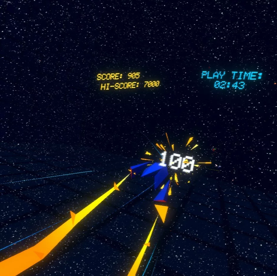 Изображение игры: Astro Zip VR