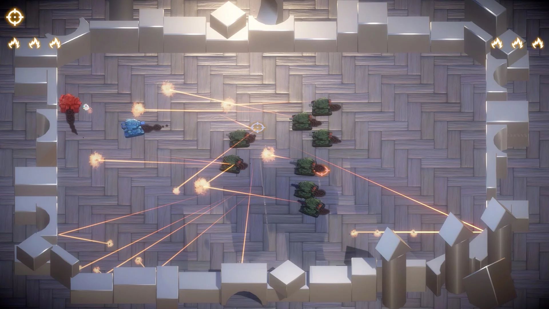Изображение игры: Tanky Tanks