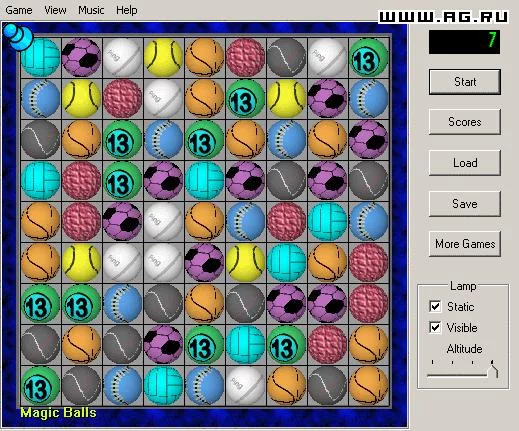 Изображение игры: Magic Balls