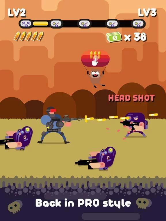 Изображение игры: Gun Force PRO: shoot for watch