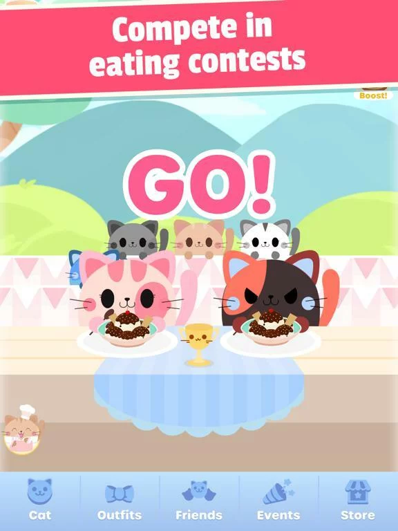 Изображение игры: Greedy Cats: Kitty Clicker