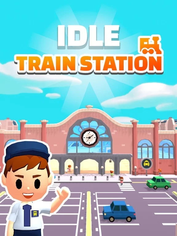 Изображение игры: Idle Train Station