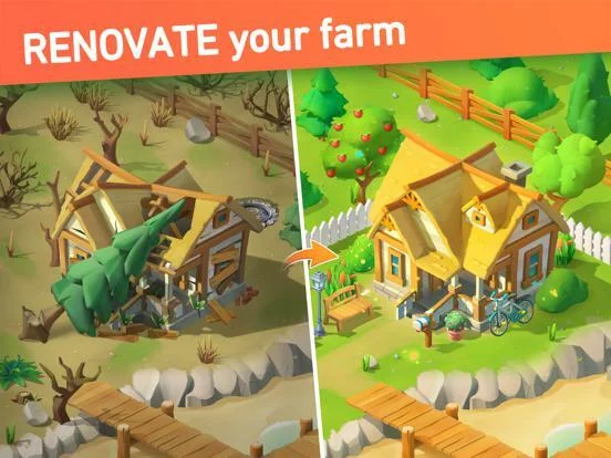 Изображение игры: Goodville: Farm Game Adventure