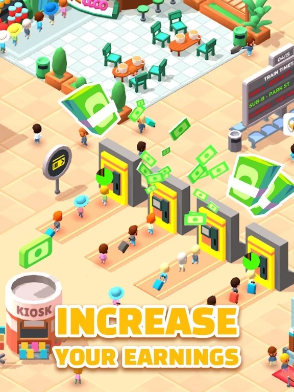 Изображение игры: Idle Train Station