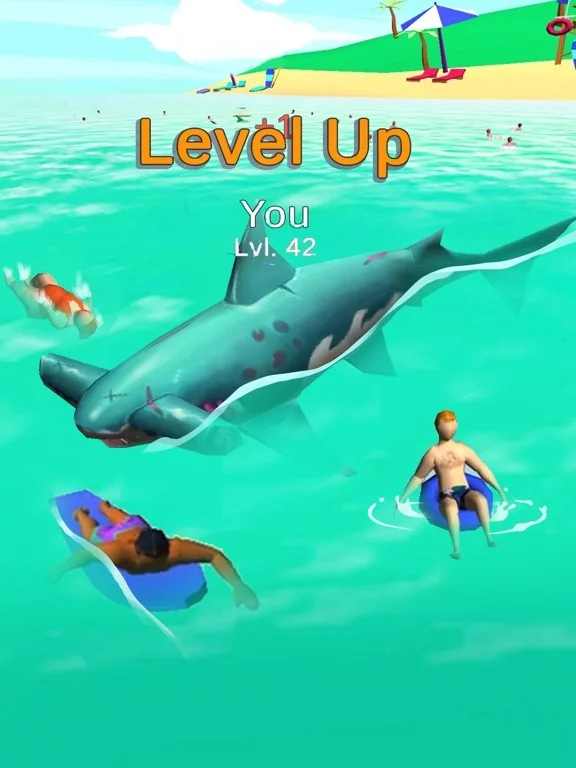 Изображение игры: Shark Attack Simulator-io game