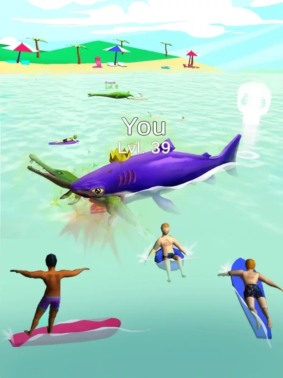 Изображение игры: Shark Attack Simulator-io game